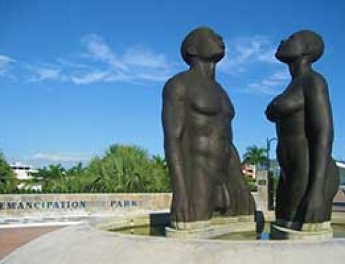 Emancipation Park in Kingston, Jamaica